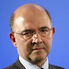 Description : ierre Moscovici, campaign manager for Francois Hollande, Socialist Party candidate for the 2012 French presidential election, attends a news conference at the Socialist Party headquarters in Paris April 23, 2012 the day after the first round of the 2012 French presidential election. REUTERS/Charles Platiau  (FRANCE - Tags: POLITICS ELECTIONS)