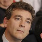 Description : rnaud Montebourg à Dijon en mars 2012.